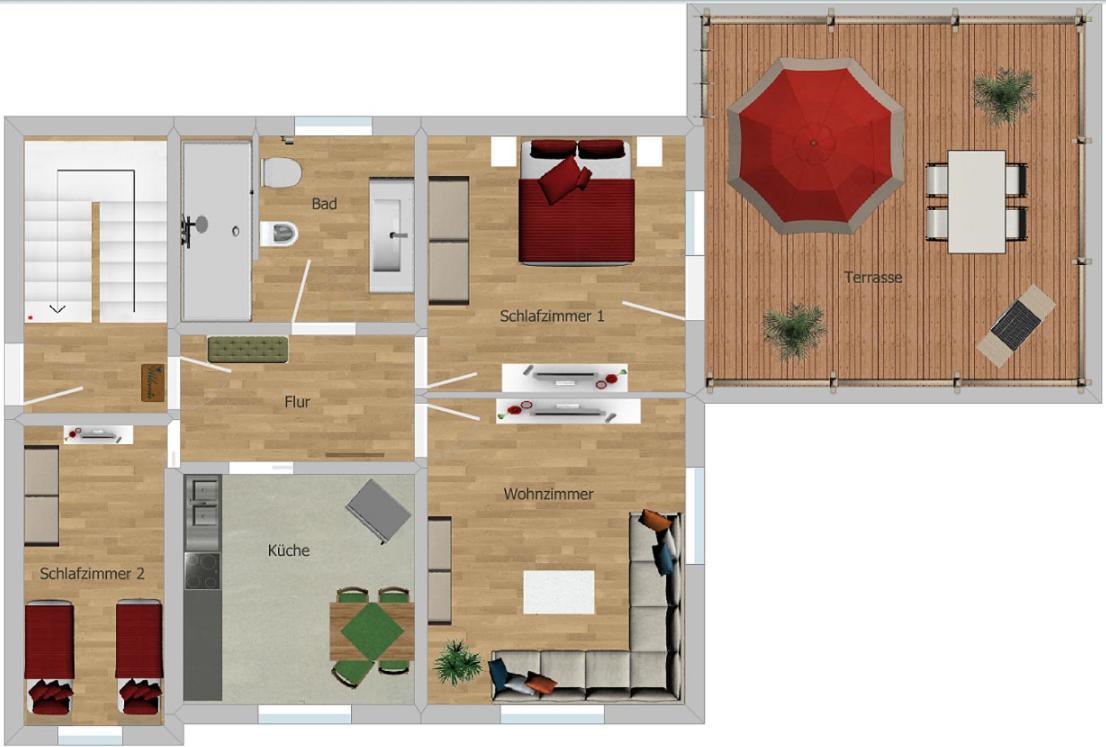 Apartmán Am Quellenhaeuschen Naila Pokoj fotografie